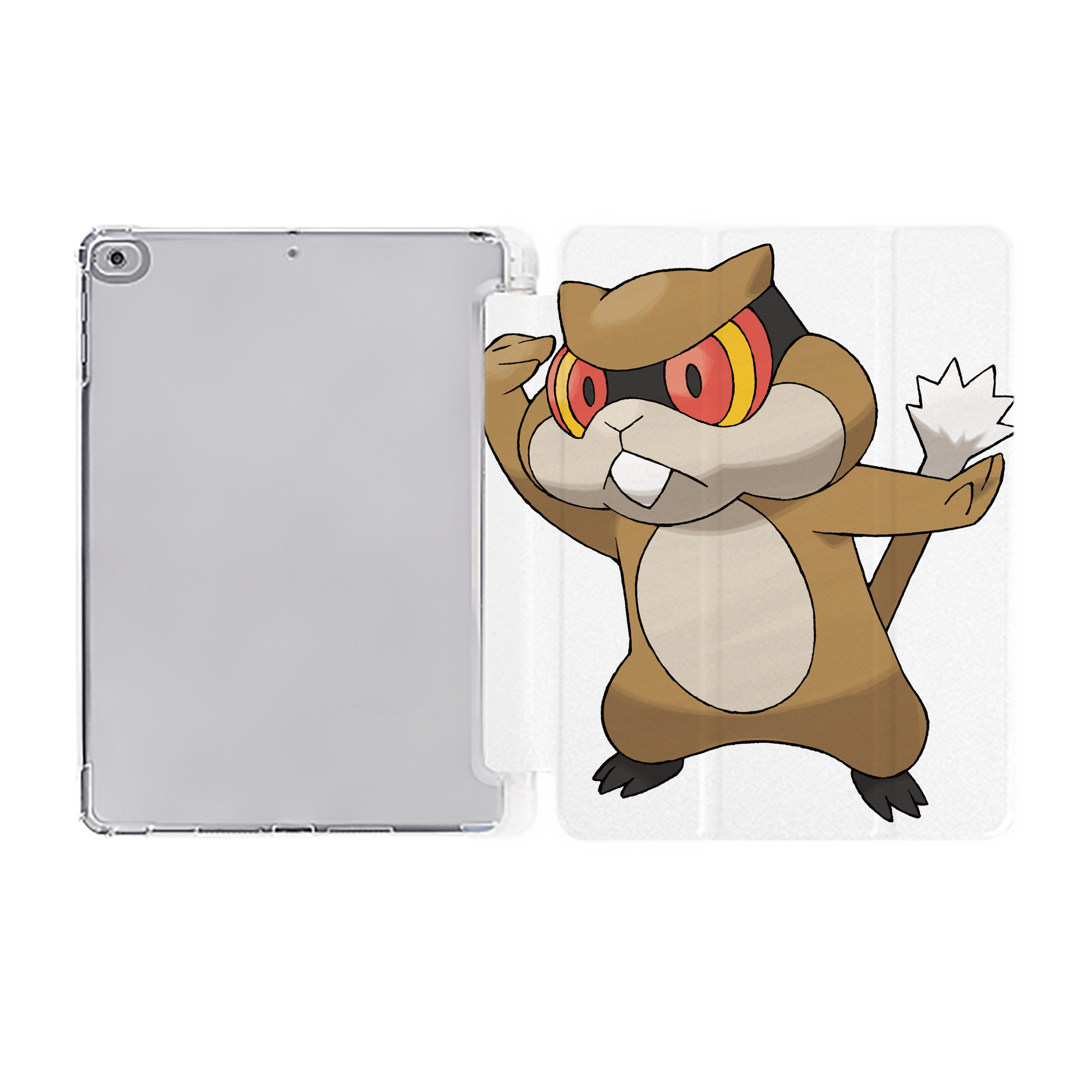 （画像用） ポケットモンスター Pokémon IPad ケース ペン収納付き 三つ折りスタンド PUレザー×シリコン 対応機種9.5/10.5/10.9インチ